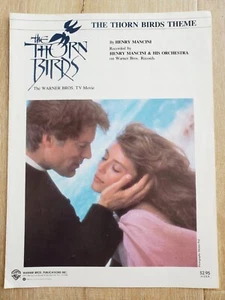THE THORN BIRDS Theme Henry Mancini 1983 Sheet Music Warner Bros VS1837 - Picture 1 of 3