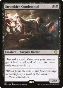 4x Stromkirk Condannato - quasi nuovo - Crimson Vow Commander SPARROW MAGIC - Foto 1 di 1