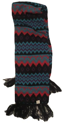 Bufanda multicolor vintage hecha en EE. UU. Sh1 Foto 1 de 3