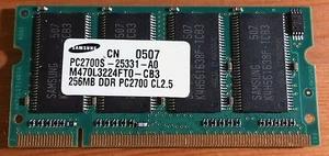 Samsung 256MB DDR PC2700 CL2.5 RAM - Picture 1 of 2