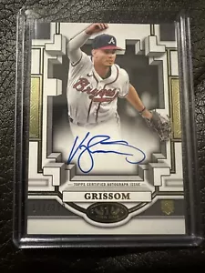 2023 Topps Tier One Vaughn Grissom Break Out Rookie Auto RC #132/299 - Picture 1 of 2
