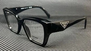 PRADA PR 09ZV 1AB1O1 Black Women's 51 mm Eyeglasses - Picture 1 of 5