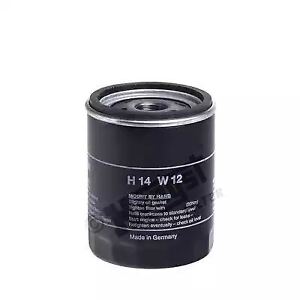 Spin-On Oil Filter H14W12 by Hella Hengst - Single