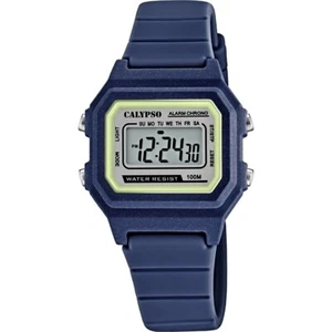 Orologio Ragazzo/Bimbo Calypso K5802/5 Digitale Con Cinturino E Cassa Blu - Foto 1 di 1