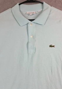 Lacoste Poloshirt Gr. FR 9 4XL Herren Hellblau Classic Fit Strick Kurzarm - Bild 1 von 5