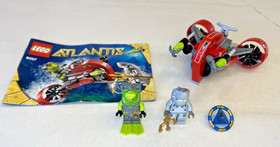 LEGO Atlantis: Wreck Raider 8057 100% Complete w/ Figs & Manual