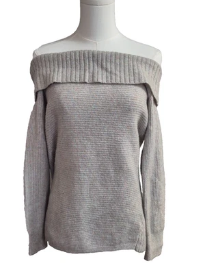 Suéter para mujer American Eagle talla M multicolor manga larga fuera del hombro informal Foto 1 de 4