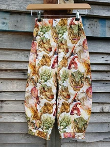 Dinosaur Baggy Trousers Age 6 -7 Kids Alternative Clothing Handmade T-rex Dino - Picture 1 of 7