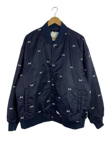 WTAPS TEAM JACKET TEXTILE Crossbone Embroidery 4 Nylon NVY 221TQDT JKM0 - Picture 1 of 5