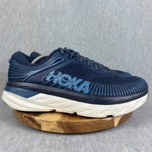 Hoka One One Bondi 7 Zapatos Para Hombre Talla 11.5 Azul Tenis Correr Atlético Correr - Imagen 1 de 10