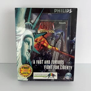 Chaos Control Pc Game Vintage Philips CD 1995 Unopened Box - Picture 1 of 7