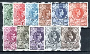 Swaziland 1938-54 King George VI set SG 28-38a MH - Picture 1 of 1