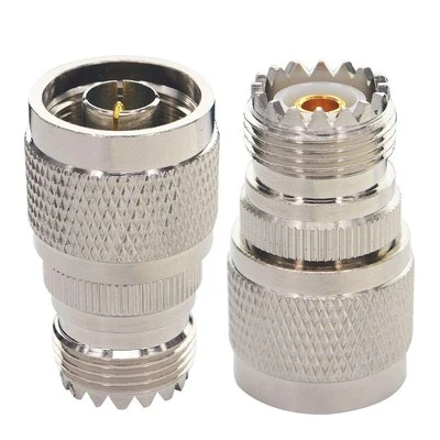 N Male to UHF Female SO-239 Connector SO239 Jack to N-Type RF Coaxial Coax Ca... - Image 1 of 4