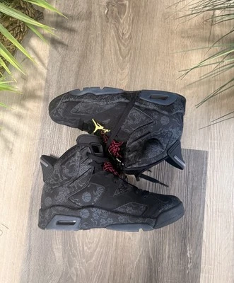 Nike Air Jordan 6 Retro CNY Año Nuevo Chino Negro Dorado EE. UU. 7,5 DB9818-001 Hombres Foto 1 de 4