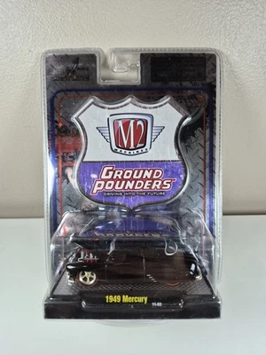 M2 Machines Ground Pounders 1949 Mercury Black Diecast 1:64 E30 - Image 1 of 2