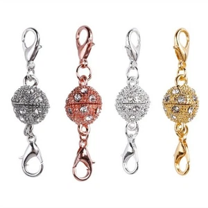 10PCS Magnetic Lobster Clasps Hooks For DIY Bracelet Necklace Jewelry Making - Picture 1 of 9