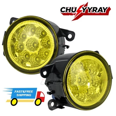 Par de luces antiniebla amarillas para parachoques para Honda Pilot 2012 2013 2014-2015 Foto 1 de 4