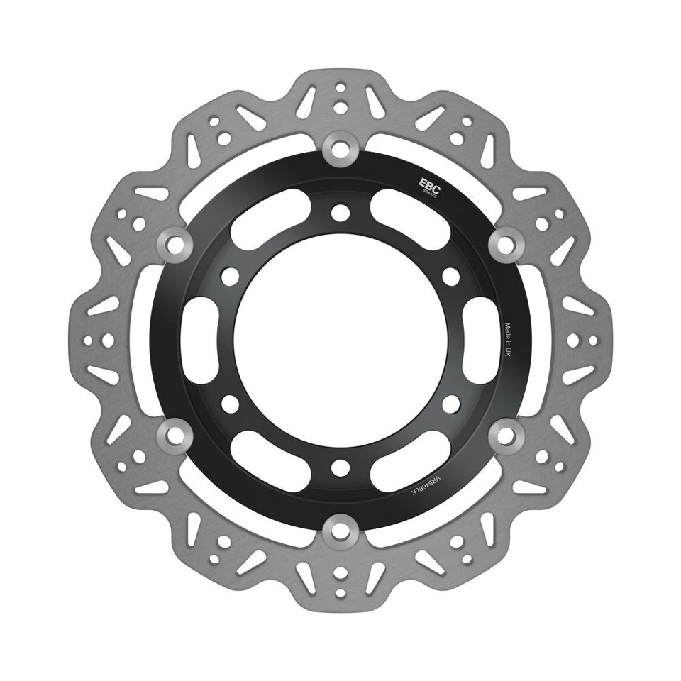 EBC Float Vee Rotor FR BLK Hub FRHS for Triumph Trophy 900 -E 3 cyl 1992 - 1993 - Image 1 of 1