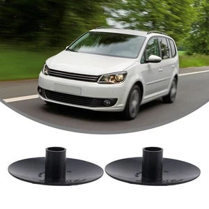 Black Front Suspension Strut Cap Mount Cover for Golf 2008 2014 Set of 2 - Picture 1 of 12
