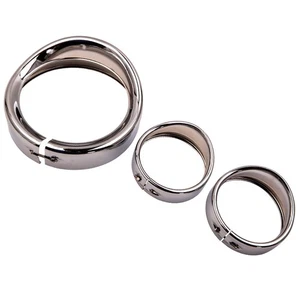 Anillo de ajuste de faro estilo visera de 7 pulgadas y anillo de ajuste de 4,5 pulgadas para Harley deslizante - Imagen 1 de 17