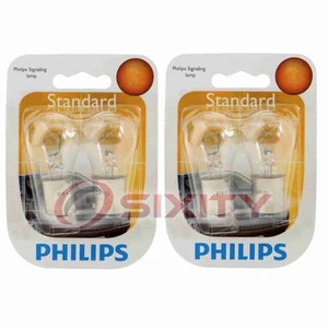 2 pc Philips Rear Turn Signal Light Bulbs for Ferrari 308 GTB 308 GTS 328 gv - Picture 1 of 5