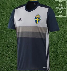 Sweden Away Shirt -Official adidas SVFF Sverige Football Jersey Mens - All Sizes