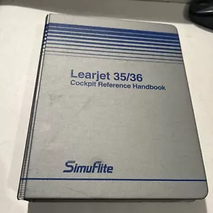 Manual de referencia de cabina SimuFlite Learjet 35/36 - diciembre 1993 - hoja suelta - Imagen 1 de 15