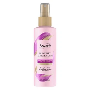 Suave Professionals Blow Dry Accelerator Heat Protectant Spray 6 Fl Oz - Picture 1 of 10