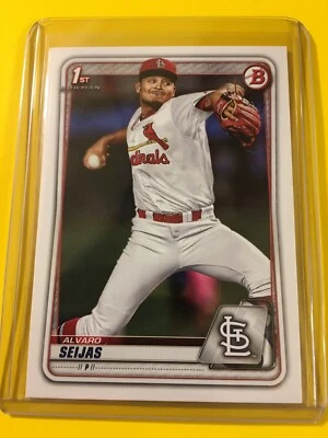 🔥🔥2020 BOWMAN ALVARO SEIJAS Paper PROSPECT #BP-60 St. Louis CARDINALS - Image 1 of 2
