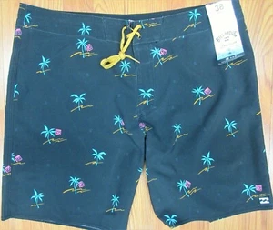 ¡NUEVO! PANTALONES CORTOS DE BAÑO BILLABONG RECICLADOR SUNDAYS PRO POLIE/ELASTANO NEGROS Talla 38 - Imagen 1 de 6