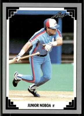 1991 Leaf #255 Junior Noboa - Image 1 of 2