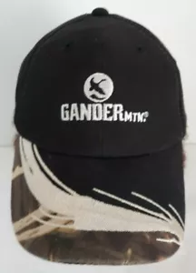 Cappello Berretto Gander Mountain Logo Nero Regolabile Strapback - Foto 1 di 12