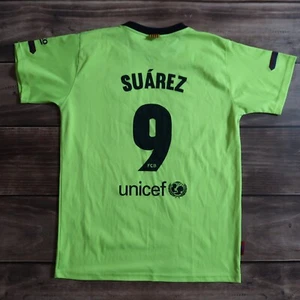 Football Shirt FC Barcelona Luis Suarez # 9 Soccer Jersey Nike, Boys Size L - Picture 1 of 12