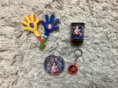WWF WWE Keychain And Game Cover