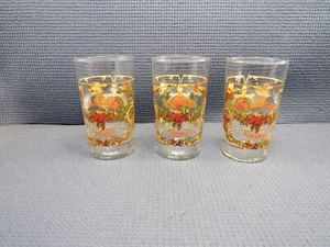 Nice Set of 3 Old Farmer's Almanac Juice Glasses 4 1/4"T - Picture 1 of 4