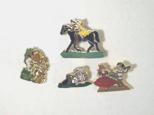 Tennessee Jaycees Kids Enamel Pin Lot Moonshiner, Frontier Dancing Couple - Picture 1 of 2