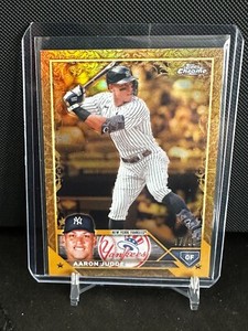 2023 Topps Gilded Collection Aaron Judge Gold Etch 17/99 Yankees