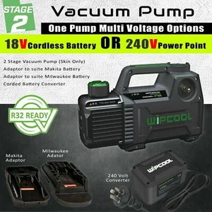 18V Cordless and 240Volt Vacuum Pump - Compatible with Milwaukee, Makita, AEG. - Picture 1 of 11