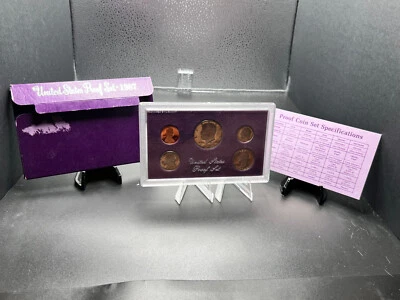 1987 USA 5 COIN UNITED STATES MINT PROOF SET - Image 1 of 4