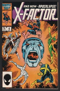 X-FACTOR #6, Marvel, 1986, casi nuevo/nuevo estado, apocalipsis - primera aparición completa - Imagen 1 de 1