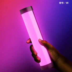 LUXCEO V8 mini RGB Led Video Light Stick 2000mAh Studio Fill Light 3000K-6000K - Picture 1 of 8