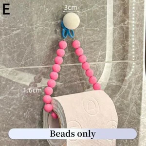 Colorful Beaded Tissue Holder Multifunctional Roll Ra` Hanging Storage Z4H D0P1 - Picture 1 of 19