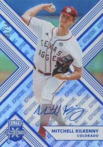 2018 Elite Extra Edition Aspirations Blue #75 Mitchell Kilkenny AUTO 06/50 - Picture 1 of 2