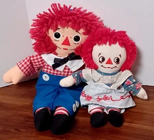 Applause and Hasbro Raggedy Ann and Andy Dolls Vintage 1987, 1996 - Picture 1 of 6