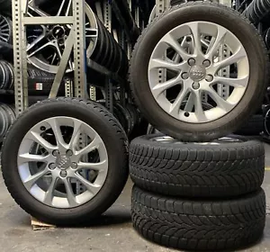 4 Orig AUDI Winterräder 205/55 R16 91H A3 8V 8V0601025BM 2262 - Bild 1 von 3