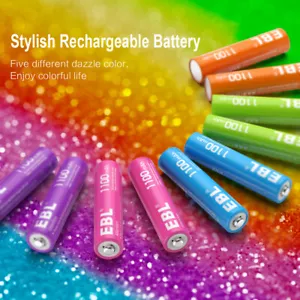 10pcs AAA Rechargeable Batteries 1100mAh 1.2V Ni-Mh Triple AAA Battery + Box - Picture 1 of 7
