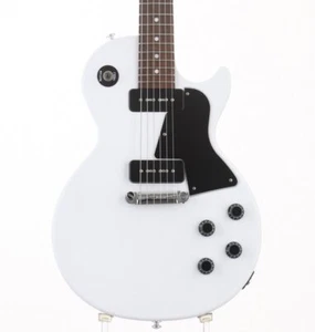 Electric Guitar USED Gibson Les Paul Special Tribute P-90 Worn White Satin - Picture 1 of 12