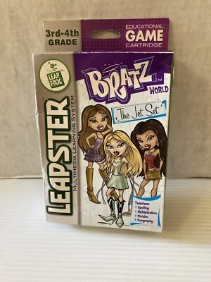Leap Frog Leapster Learning System Bratz World The Jet Set Game Cartridge NEW ! - Image 1 of 4