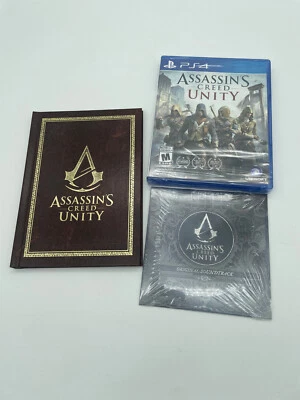 Assassin's Creed Unity Playstation 4 PS4 with Soundtrack CD and Art Book - Image 1 of 4