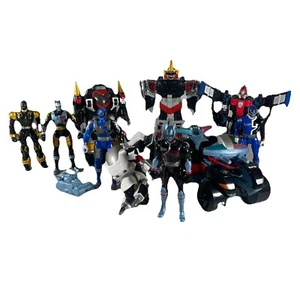 Job Lot Power Rangers Toys SPD Bandai X10 Figures And Vehicles - Imagen 1 de 10